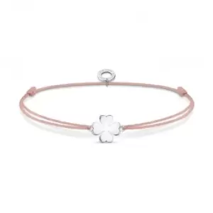 Image of Silver Nylon Beige Bracelet LS120-173-19-L20V