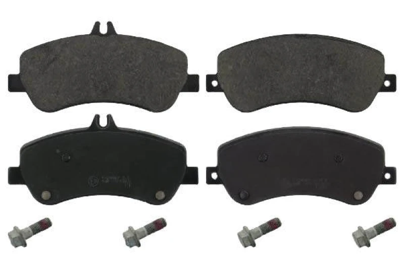 Image of Blue PRINT ADU174207 Brake pad set Front Axle, prepared for wear warning indicator, with bolts/screws Brake Pad Set,disc brake (402)