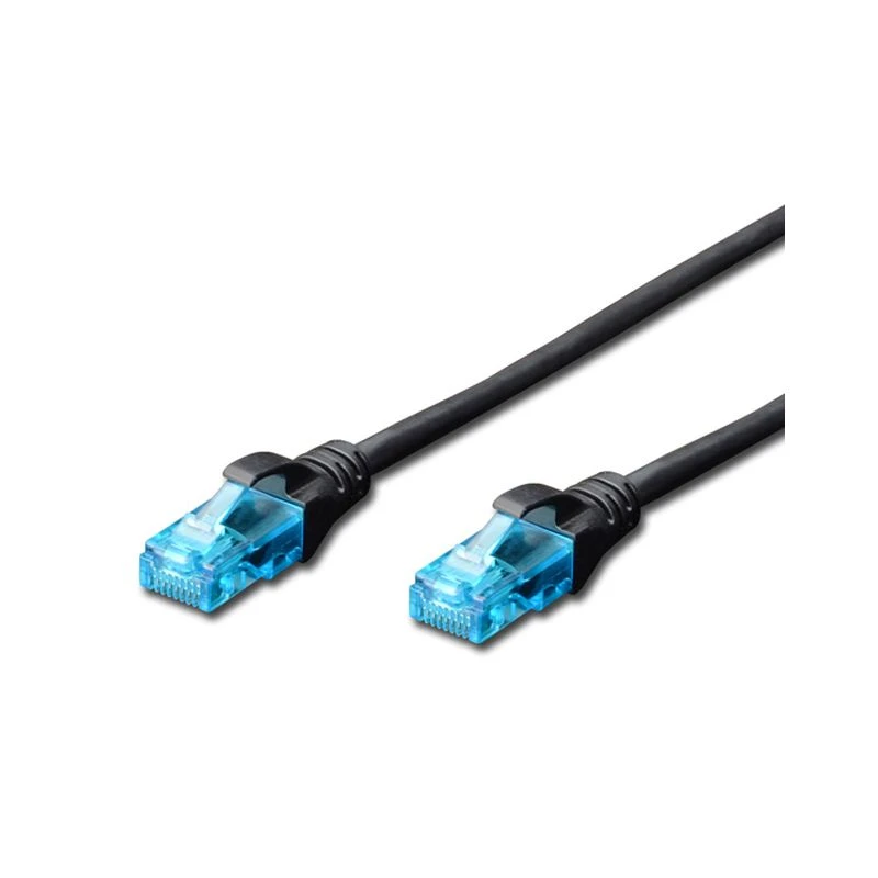 Image of FDL 0.25M CAT.5e UTP PATCH CABLE - BLACK