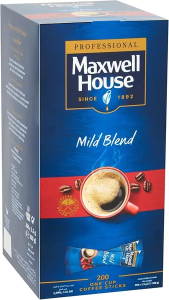 Image of Maxwell House Mild Blend Coffee 1.5g x 200 Sticks