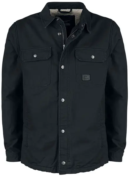 Image of Vintage Industries Dean Sherpa Between-seasons Jacket Black L Men