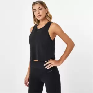 Image of USA Pro Cropped Vest - Black