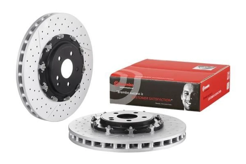Image of BREMBO 09.8878.23 Brake disc Aluminium Brake Disc Hub, Coated, High-carbon, with bolts/screws Brake Disc (82)