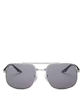 Ray-Ban Polarized Square Sunglasses, 59mm