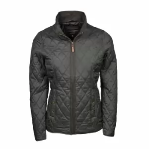 Image of Tee Jays Womens/Ladies Richmond Diamond Quilted Jacket (2XL) (Deep Navy)