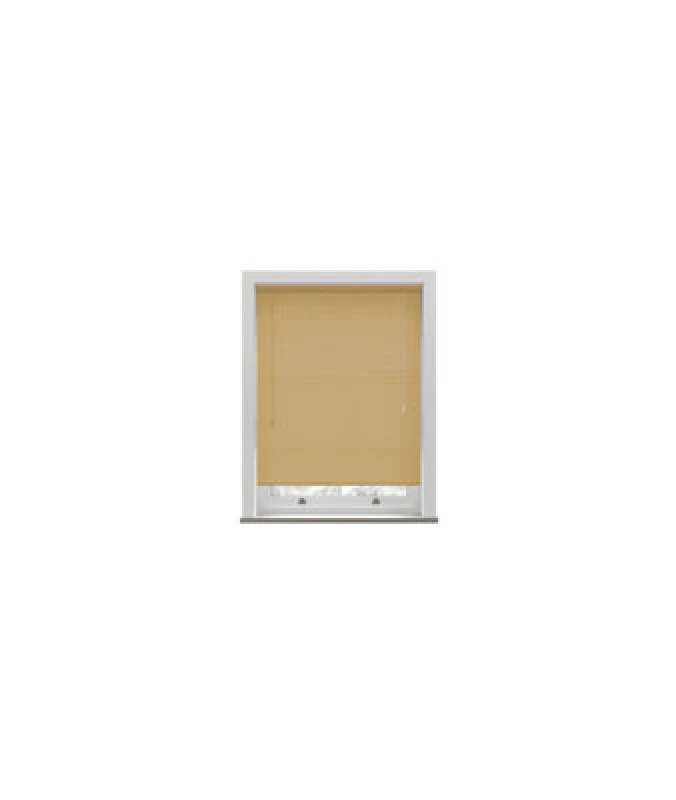 Image of Natural Wood Grain Pvc Venetian Blind 152Cm Drop (25mm Slats) 45Cm Wide