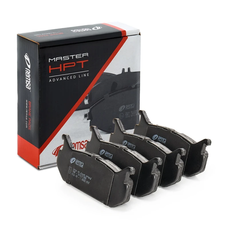 Image of REMSA 0416.00 Brake pad set Rear Axle, with accessories, with adhesive film Brake Pad Set,disc brake (402)