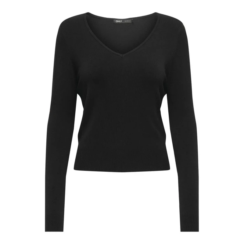 Image of Only Womens V-neck sweater Only Venice Noir Female S