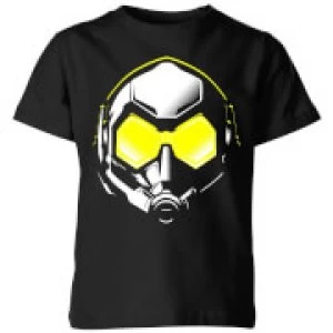 Image of Ant-Man And The Wasp Hope Mask Kids T-Shirt - Black - 11-12 Years