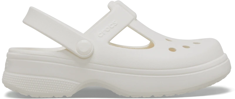 Image of Crocs Classic Mary Jane Clog T girls's Children's Clogs (Shoes) in White