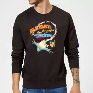 image of Marvel Guardians Of The Galaxy Milano Stars Sweatshirt - Black - L - Black