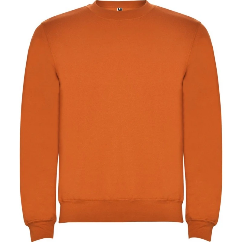 Image of ROLY ROLY Men Clasica Crew Neck Sweatshirt in Orange Size: X-Small Orange XS Male 5063527646965