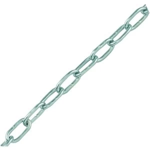 image of Wickes Zinc Plated Steel Welded Chain 2 x 12 x 2000mm