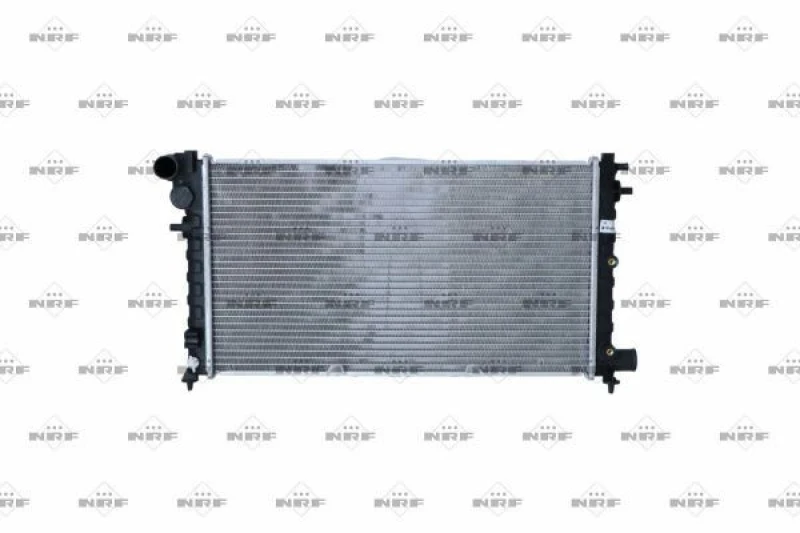 Image of NRF 509502 Engine radiator EASY FIT Brazed cooling fins, Aluminium, with mounting parts Aluminium Radiator,engine cooling (470)