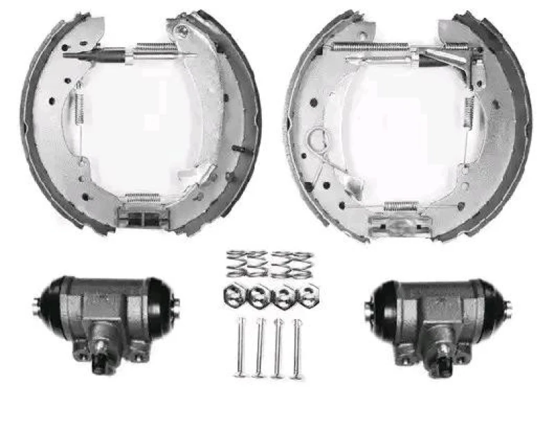 Image of JURID 381343J Brake Set, drum brakes with wheel brake cylinder Brake Set,drum brakes (3859)