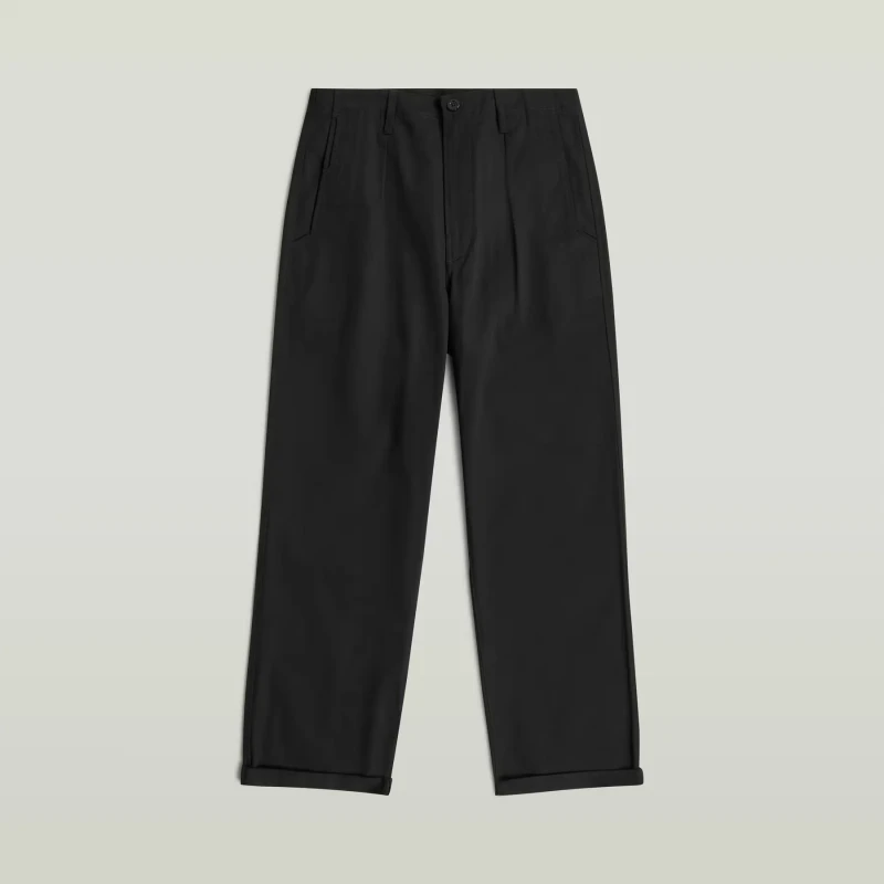 Image of G-Star Relaxed Chino Trousers G-Star Straight Noir Male 28x32