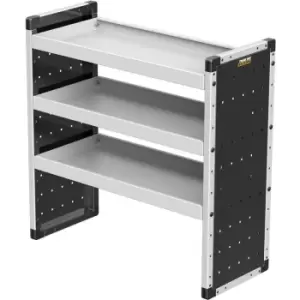 image of TVR-201 Van Racking Unit - 1009 x 1000mm - 3 Straight Shelves - Van Guard