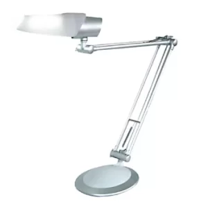 image of Toucan Desk Task Lamp White Silver