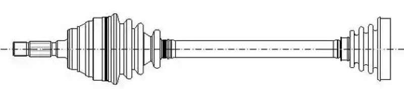 Image of ERA Benelux DA607272 Drive shaft Front Axle Right Drive Shaft (13)