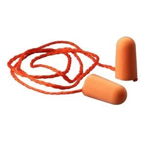 image of 3M 1110 Corded Disposable Ear Plugs Pack of 100