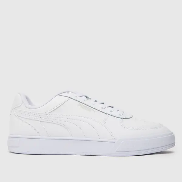 Puma White Caven Trainers White Male 11 114612UK