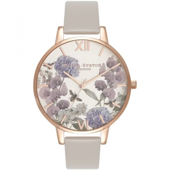 Image of Enchanted Garden Rose Gold & Grey Watch