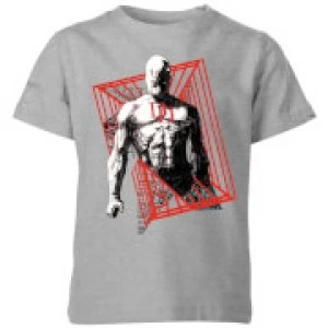 Image of Marvel Knights Daredevil Cage Kids T-Shirt - Grey - 11-12 Years