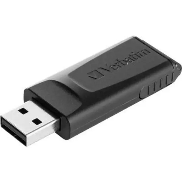 image of Verbatim Slider USB stick 16GB Black 98696 USB 2.0 98696