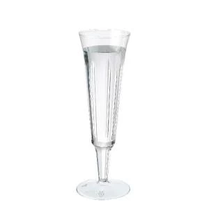 image of Plastic Champagne Glasses Clear Pack of 10 C7025A