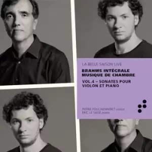 Image of Brahms Integrale Musique De Chambre Sonates Pour Violon Et Piano - Volume 4 by Johannes Brahms CD Album