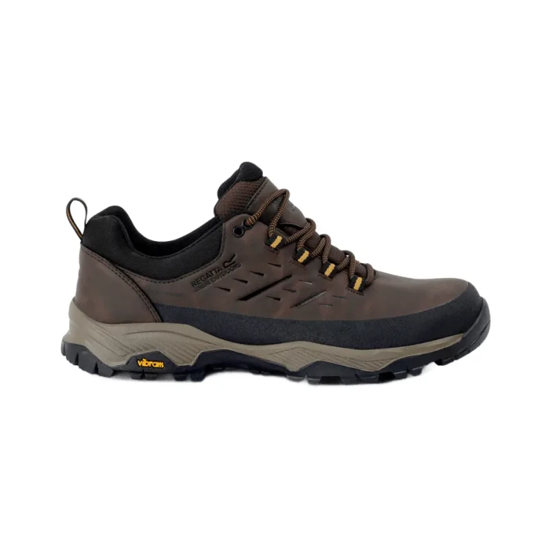 Image of Regatta Mens Blake 'Low' Waterproof Breathable Walking Shoes in Brown Size: 6 Brown Male 6
