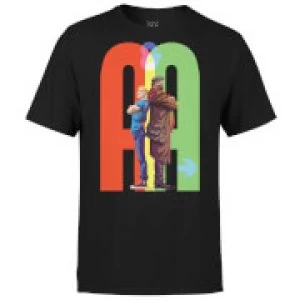 Image of Valiant Comics Archer and Armstrong Back To Back Graphic T-Shirt - Black