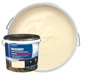 image of Wickes Textured Masonry Paint - Soft Sand 5L