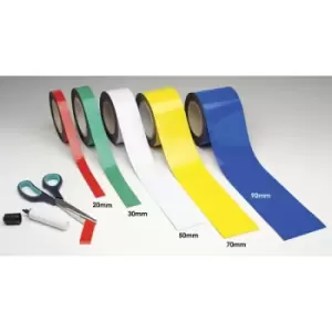 Image of Beaverswood Magnetic Easy-Wipe Racking Strip Blue 15mm x 10m