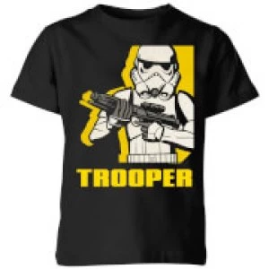 image of Star Wars Rebels Trooper Kids T-Shirt - Black - 11-12 Years