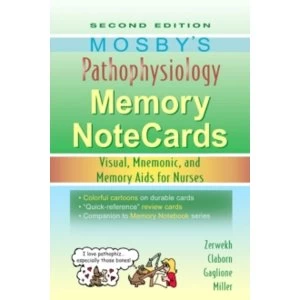 Image of Mosby's Pathophysiology Memory NoteCards: Visual, Mnemonic, and Memory Aids for Nurses by Tom Gaglione, JoAnn Zerwekh,...