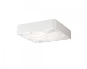 Image of Flush 50cm Square 40W LED 3000-6500K Tuneable, 3100lm, Remote Control White