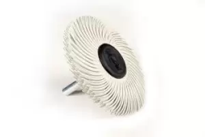 Image of 3M Scotch-Brite Aluminium Oxide Flap Disc, 76mm, Fine Grade, P120 Grit, BB-ZS