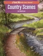 Image of country scenes in acrylic