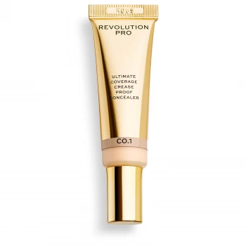 Image of Revolution Pro Ultimate Coverage Crease Proof Concealer 12g (Various Shades) - C0.1