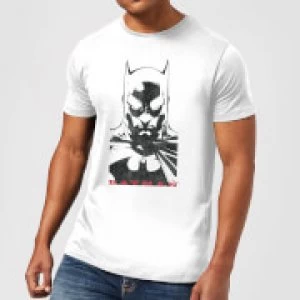 image of DC Comics Batman Solid Stare T-Shirt - White - 3XL