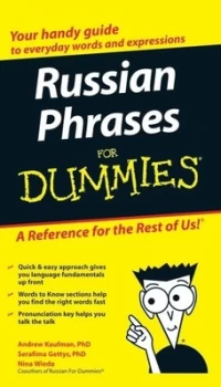 Image of Russian Phrases for Dummies by Andrew Kaufman Paperback