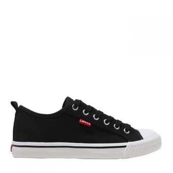 Levis Maui Canvas Low Trainers Juniors - Black 0003