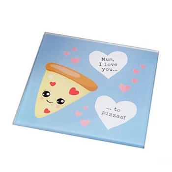 Image of For Your Eyes Only Coaster - Love You To Pizzas