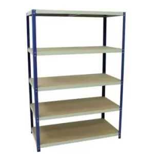 Image of Slingsby Boltless Steel Shelving With MDF Shelves - 265kg - 1770 x 1200 x 600 mm