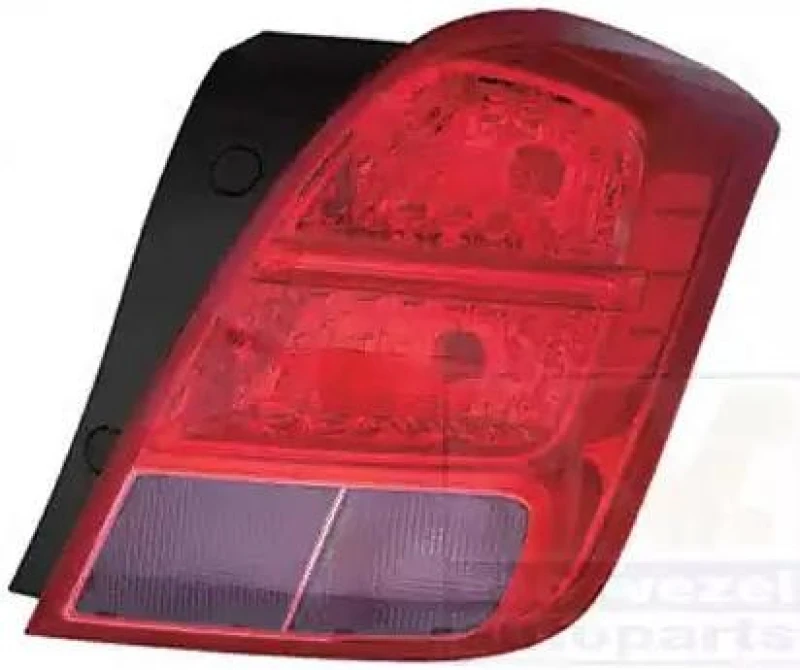 Image of VAN WEZEL 0845932 Rear light without bulb holder, Right Combination Rearlight (391)