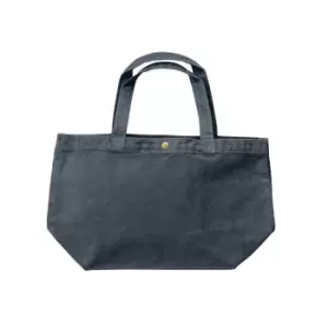 Image of Bags By Jassz Large Canvas Shopper (One Size) (Denim Blue)
