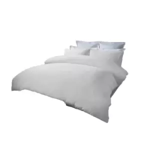 Image of Belledorm Staten Island Duvet Cover Set Set (King) (Cream)