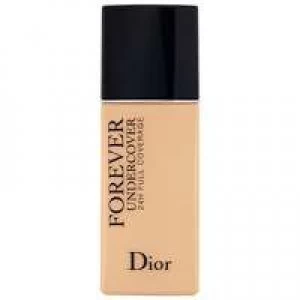 Image of Dior Diorskin Forever Undercover 24H Full Coverage Ultra Fluid Foundation 023 Peach 40ml