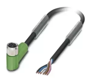 image of Phoenix Contact M8 6-Pin Cable assembly, 3m Cable